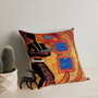 Aberto Design Cojín Multicolor 43 x 43 cm con Relleno de Silicona